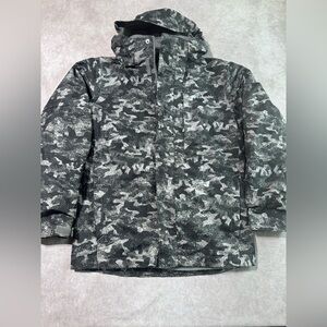 Columbia Kids' Gray Camo Puffer Jacket